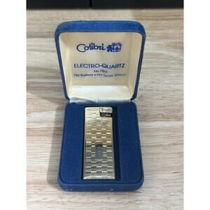 Colibri Gold-Tone Collectible Lighter in Original Box